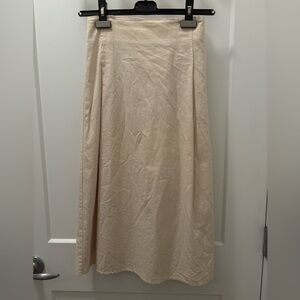 Sold Oak + Fort A-line midi skirt | size s